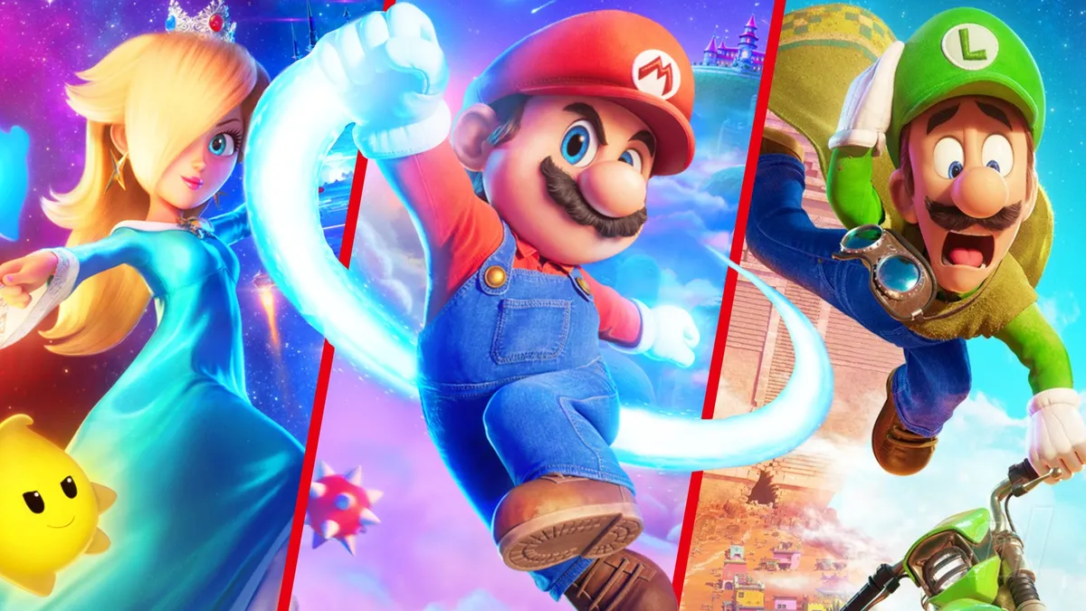 Character art: Rosalina, Mario and Luigi